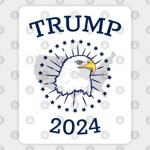 Trump 2024 Magnet by Etopix